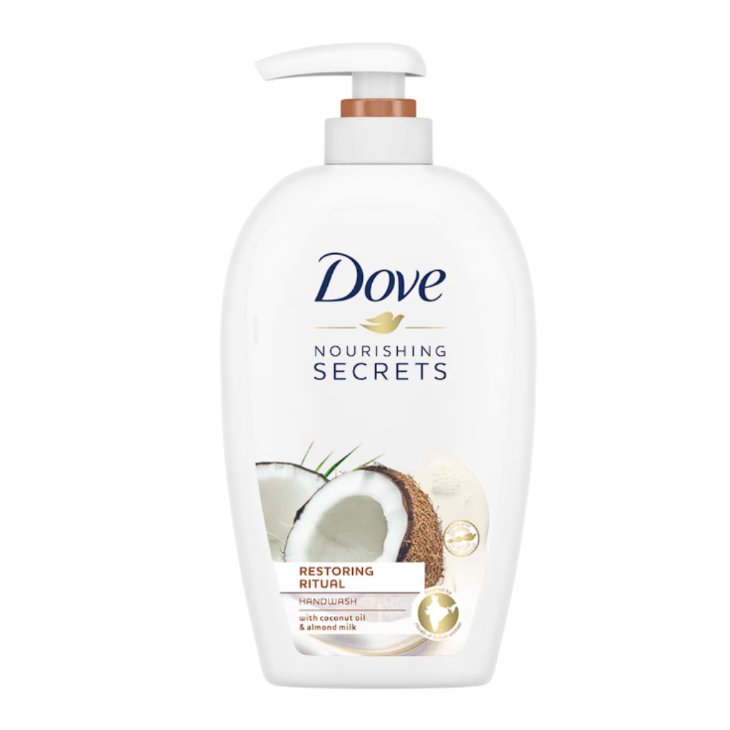 DOVE savon liquide mains huile de coco lait amande 500ml Tunisie