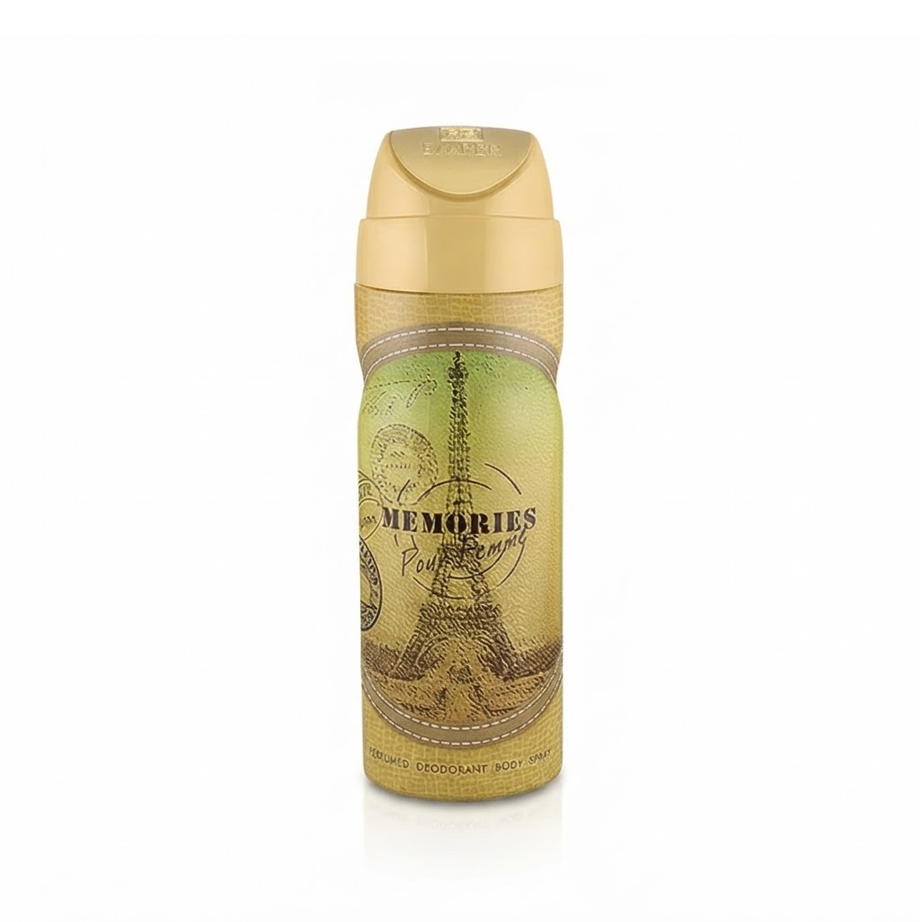 EMPER MEMORIES déodorant spray femme floral 200ml Tunisie EMPER MEMORIES déodorant spray femme floral 200ml Tunisie