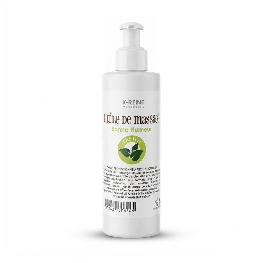 K-REINE huile massage thé vert bonne humeur 200ml Tunisie K-REINE huile massage thé vert bonne humeur 200ml Tunisie