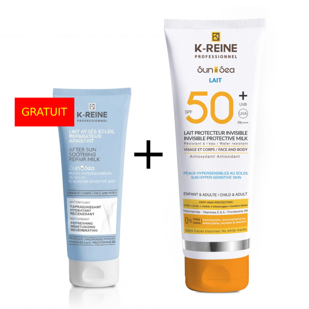 K-REINE protection solaire SPF50 invisible 250ml Tunisie K-REINE protection solaire SPF50 invisible 250ml Tunisie