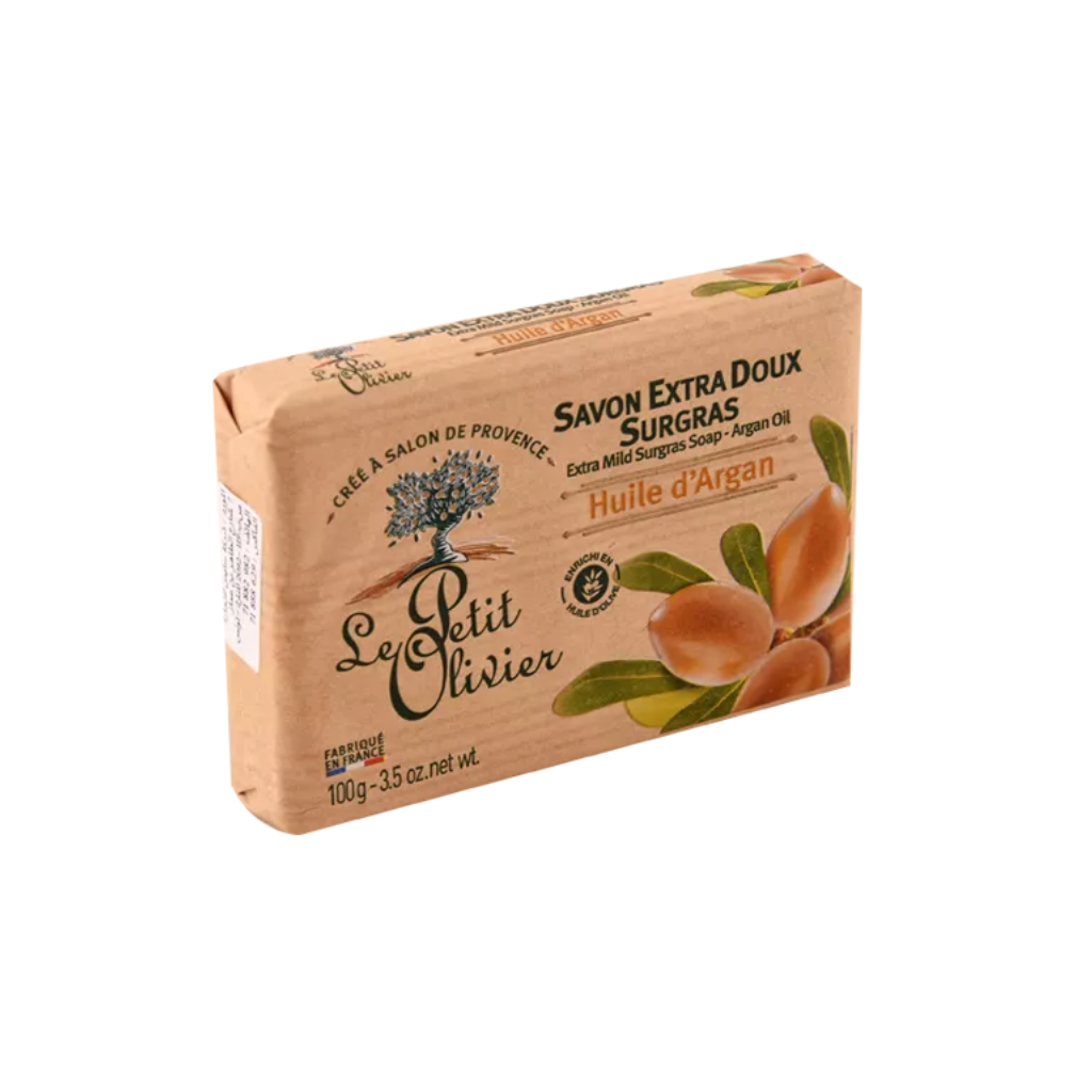 LE PETIT OLIVIER savon extra doux Argan 100g Tunisie