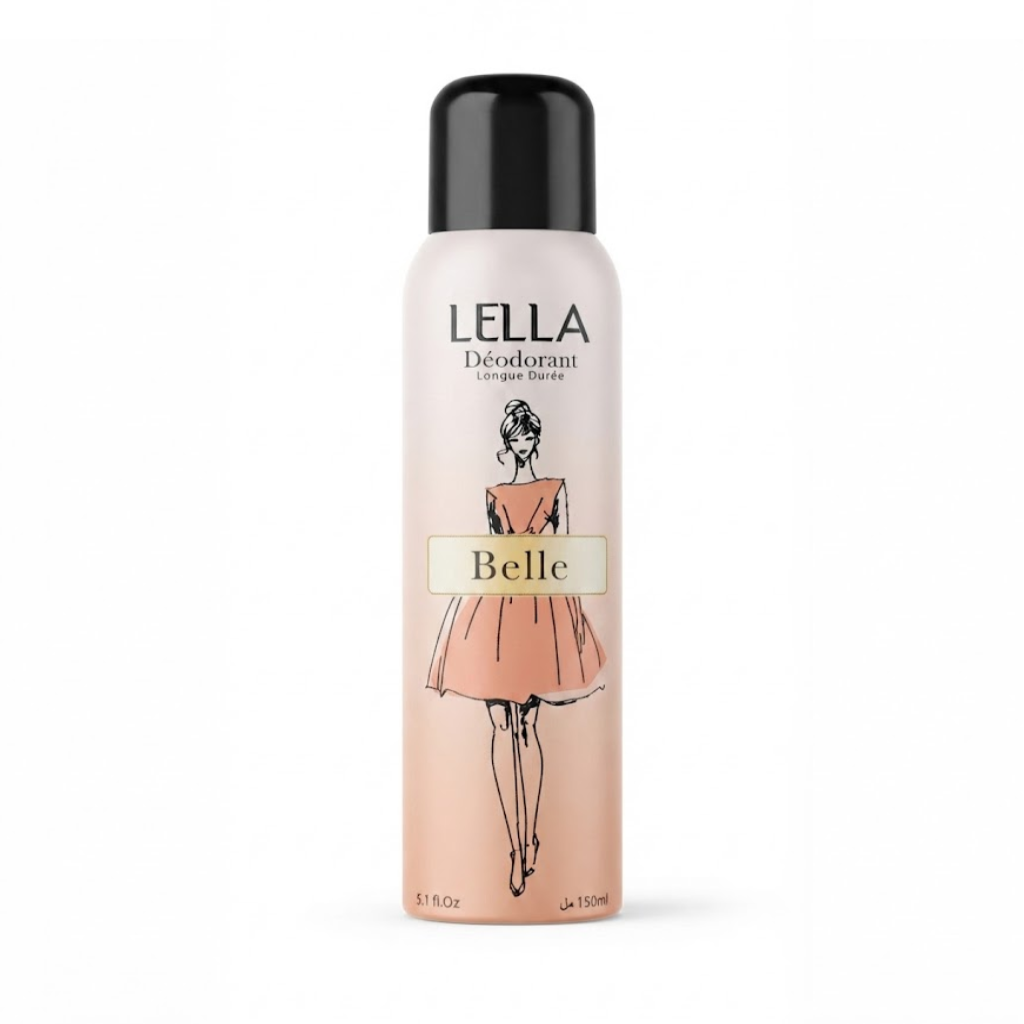 LELLA BELLE déodorant spray femme fleuri 150ml Tunisie LELLA BELLE déodorant spray femme fleuri 150ml Tunisie