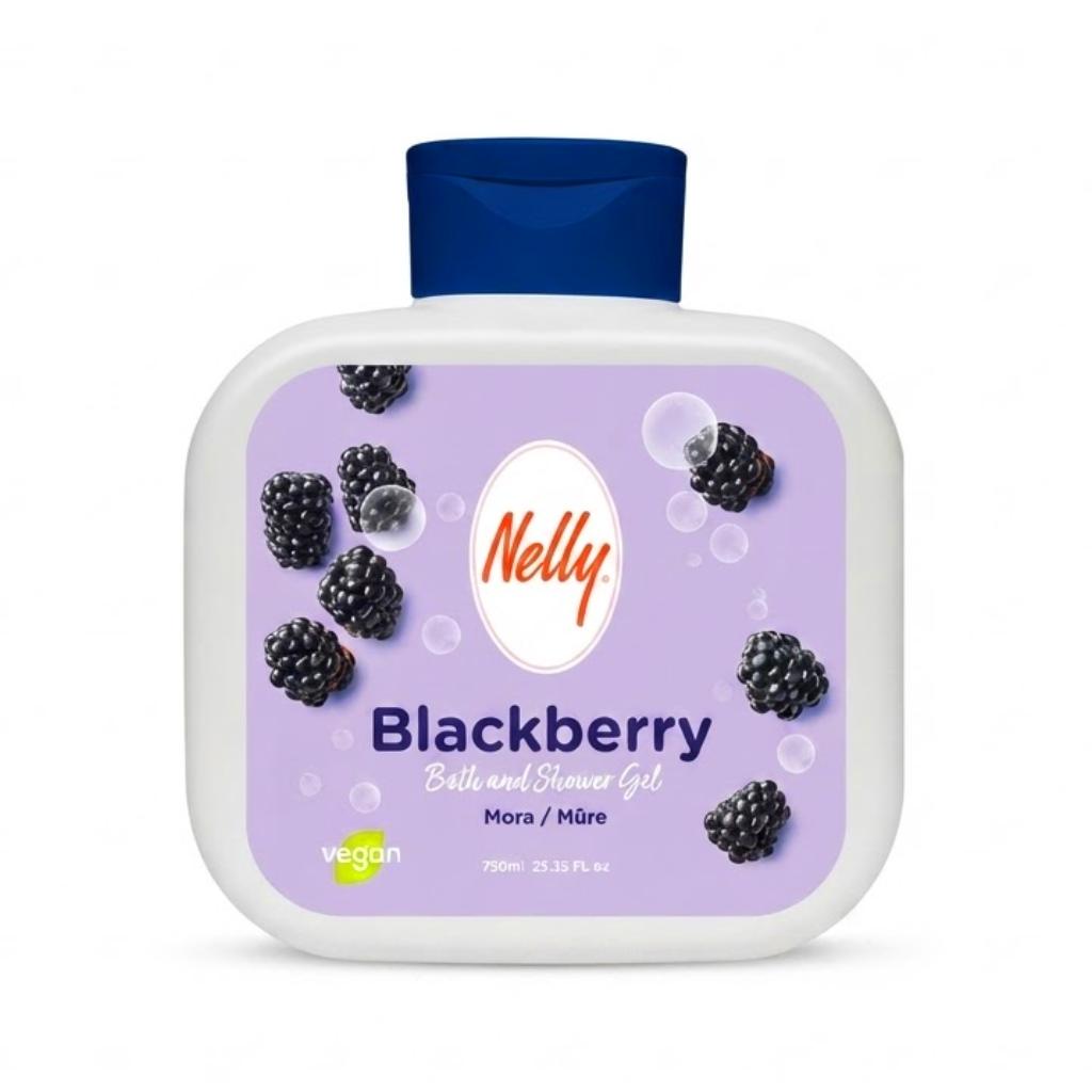 NELLY CLASSIC gel douche mûre fruité peau douce 750ml Tunisie