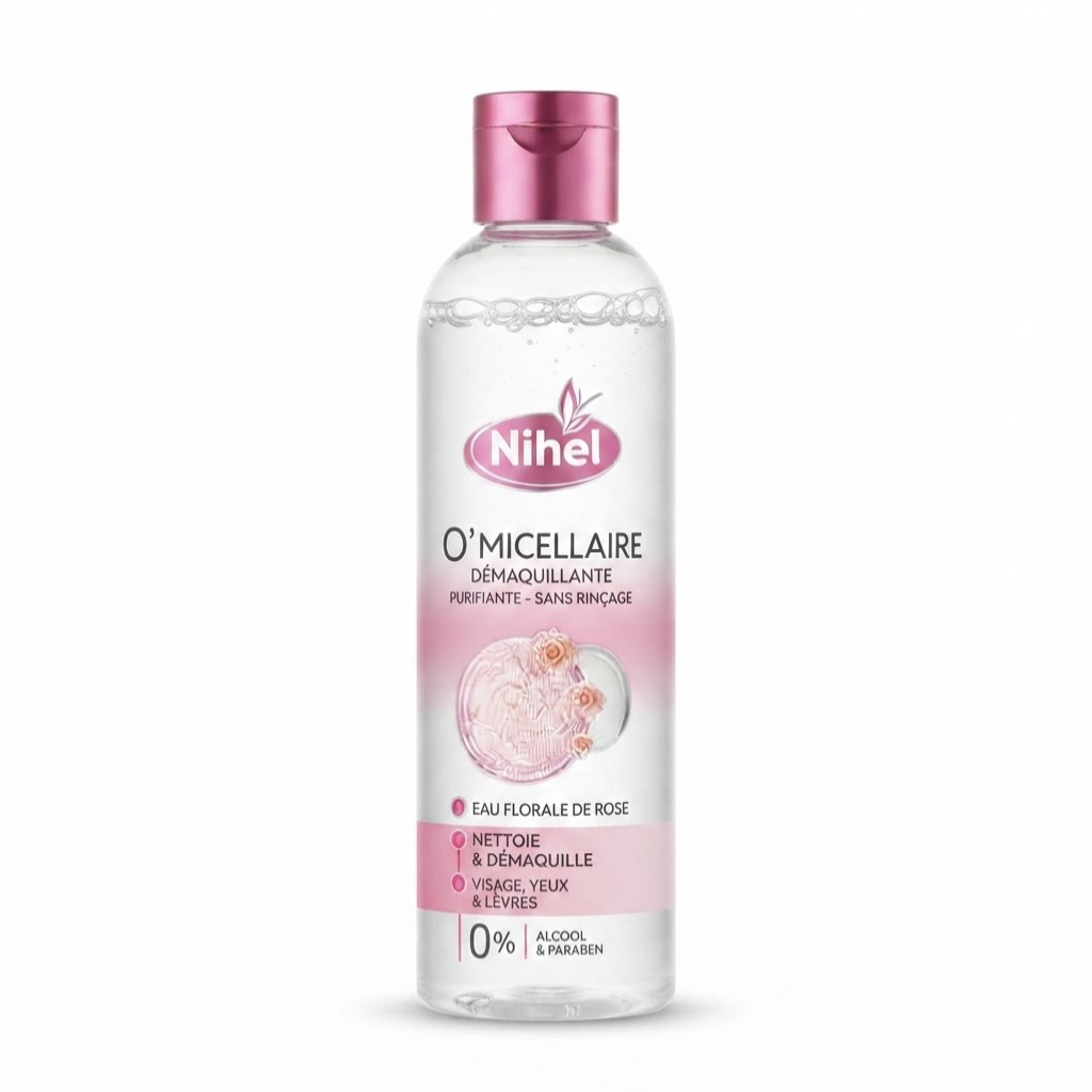 NIHEL O'micellaire eau florale de rose Tunisie NIHEL O'micellaire eau florale de rose Tunisie