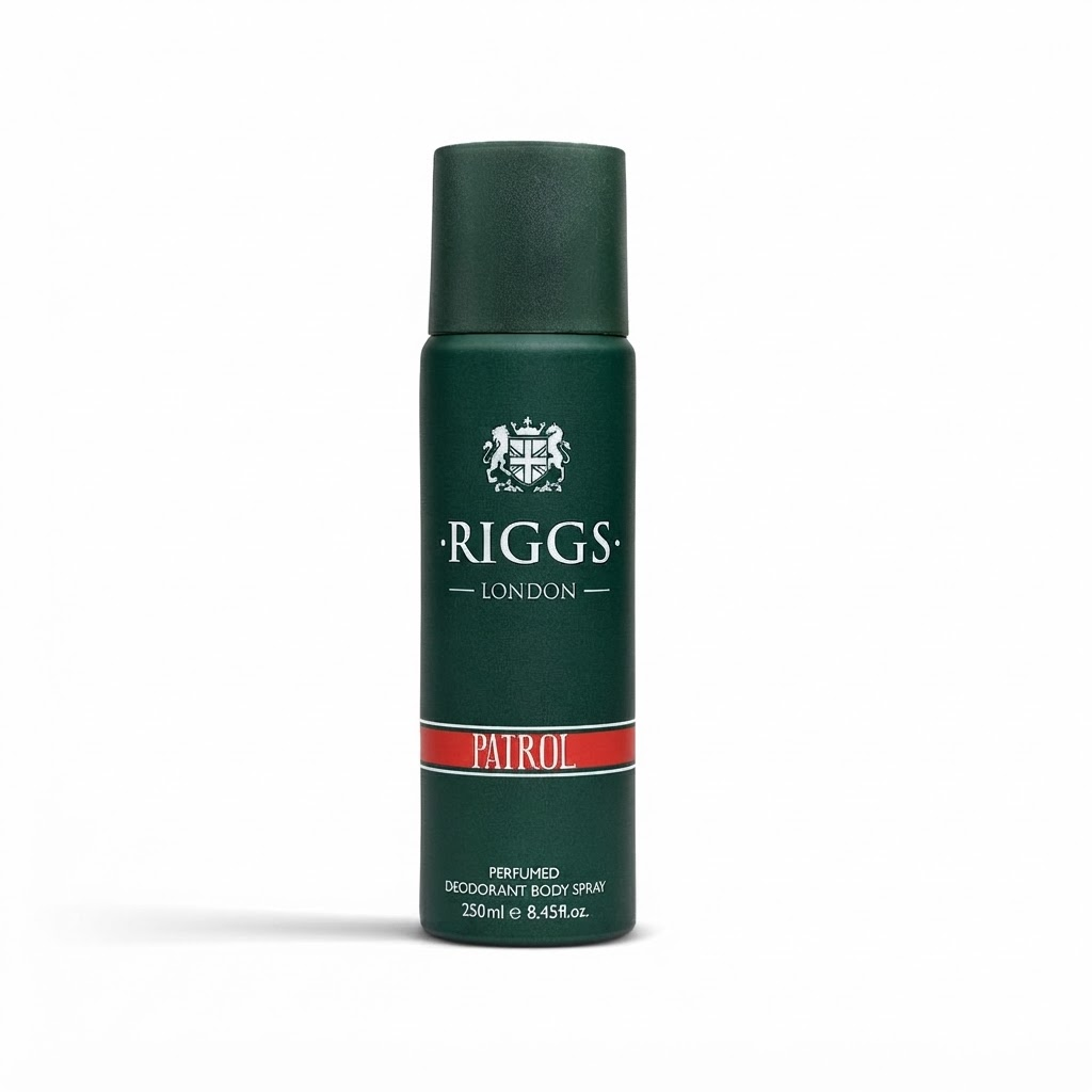 RIGGS LONDON PATROL déodorant spray homme 250ml Tunisie RIGGS LONDON PATROL déodorant spray homme 250ml Tunisie
