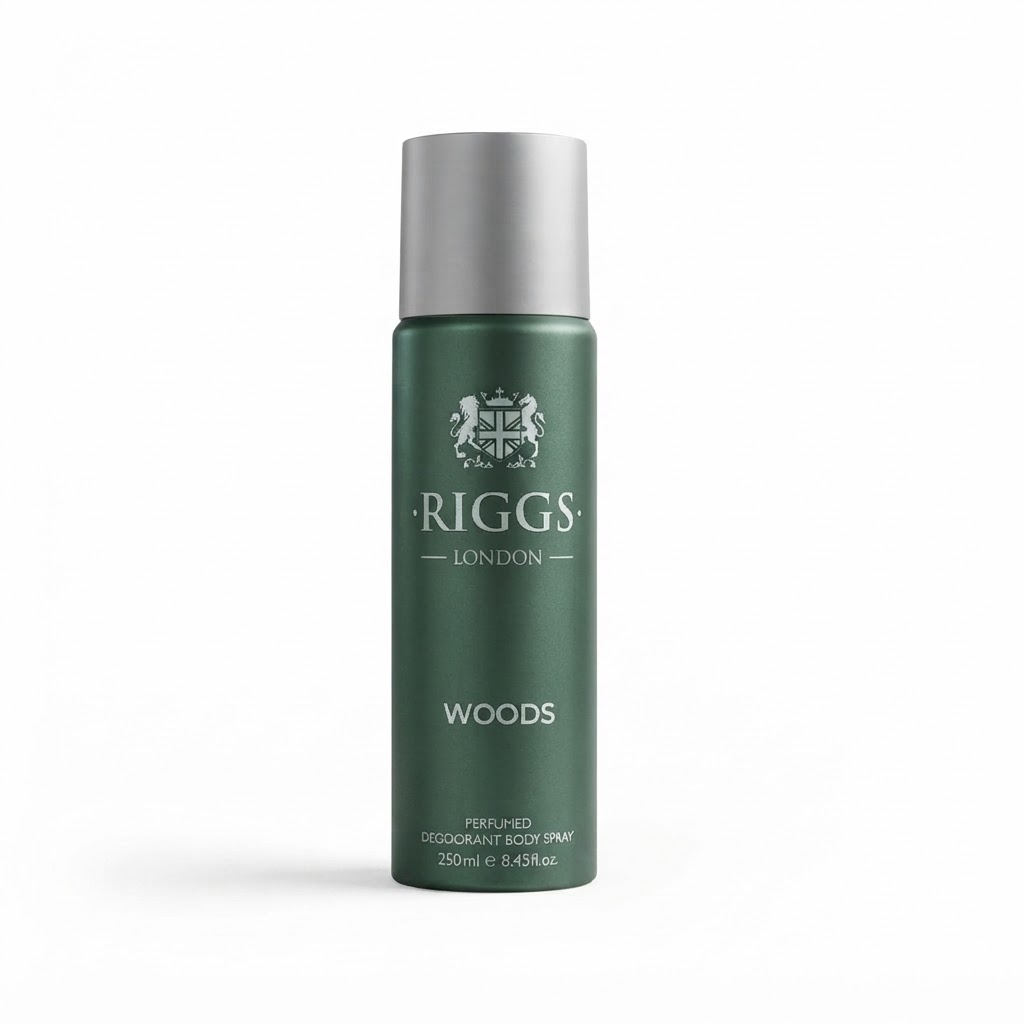 RIGGS LONDON WOODS déodorant spray homme 250ml Tunisie