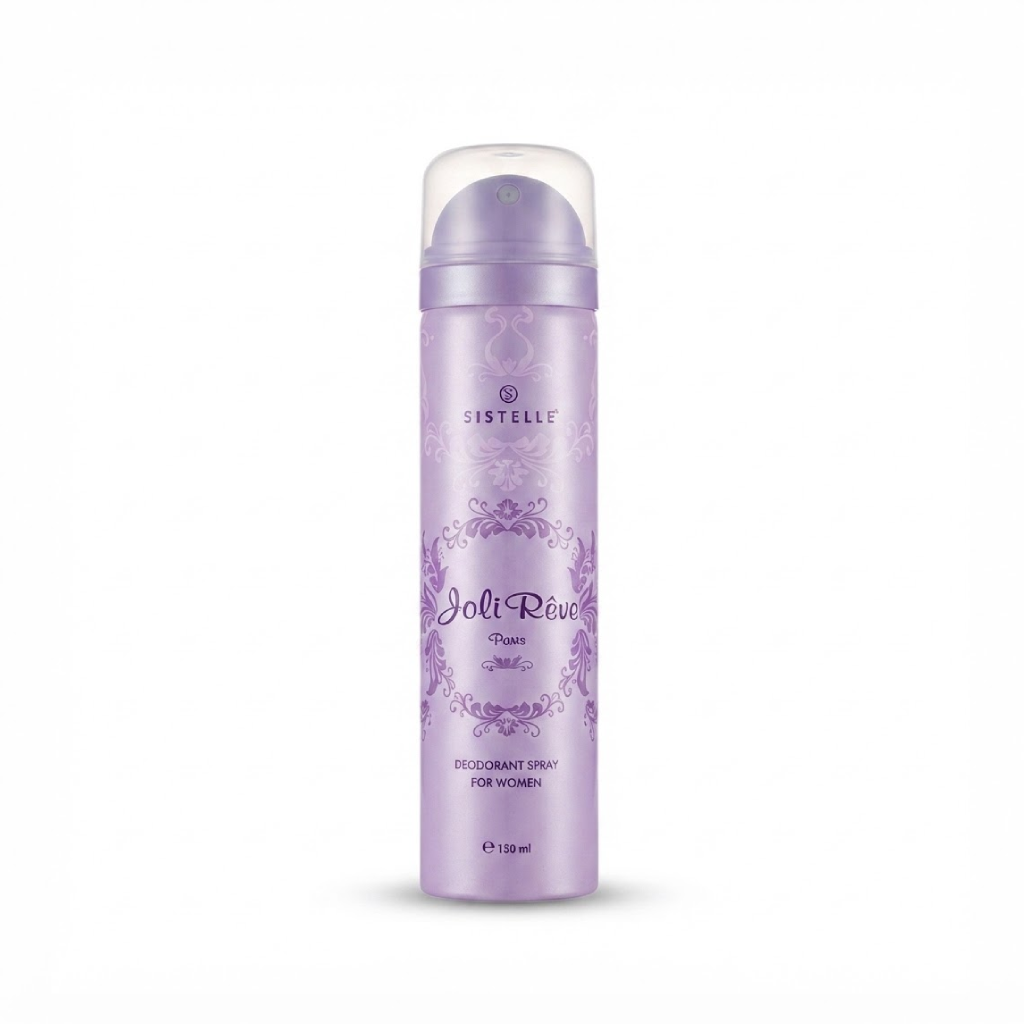 SISTELLE JOLI REVE déodorant spray floral fruité 150ml Tunisie SISTELLE JOLI REVE déodorant spray floral fruité 150ml Tunisie