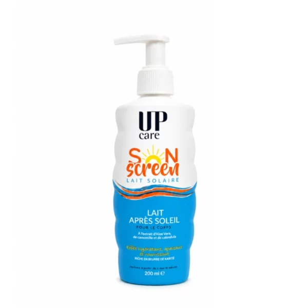 UP CARE lait après soleil karité aloe vera 200ml Tunisie