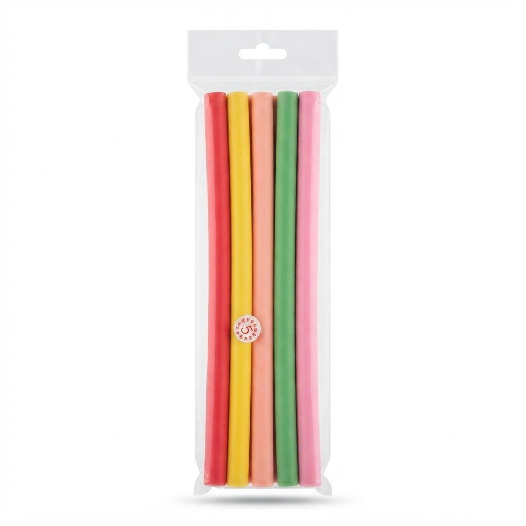 bigoudis flexibles 10mm Aiducho N°5 en lot de 10 rouleaux