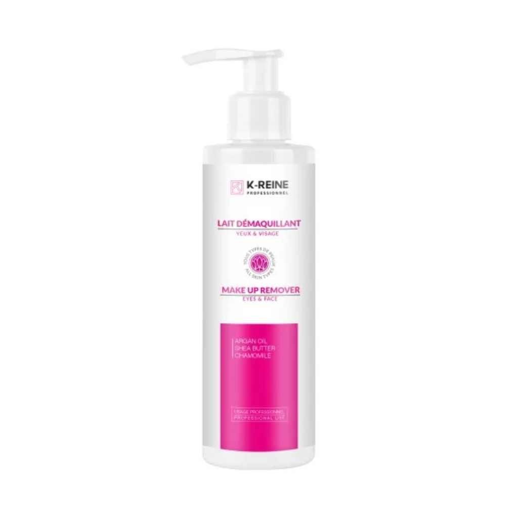 K-REINE lait démaquillant yeux visage argan karité 200ml Tunisie K-REINE lait démaquillant yeux visage argan karité 200ml Tunisie