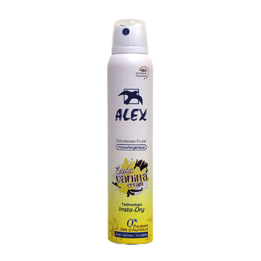 ALEX Exotic Vanilla déodorant spray pour femme 200ml Tunisie