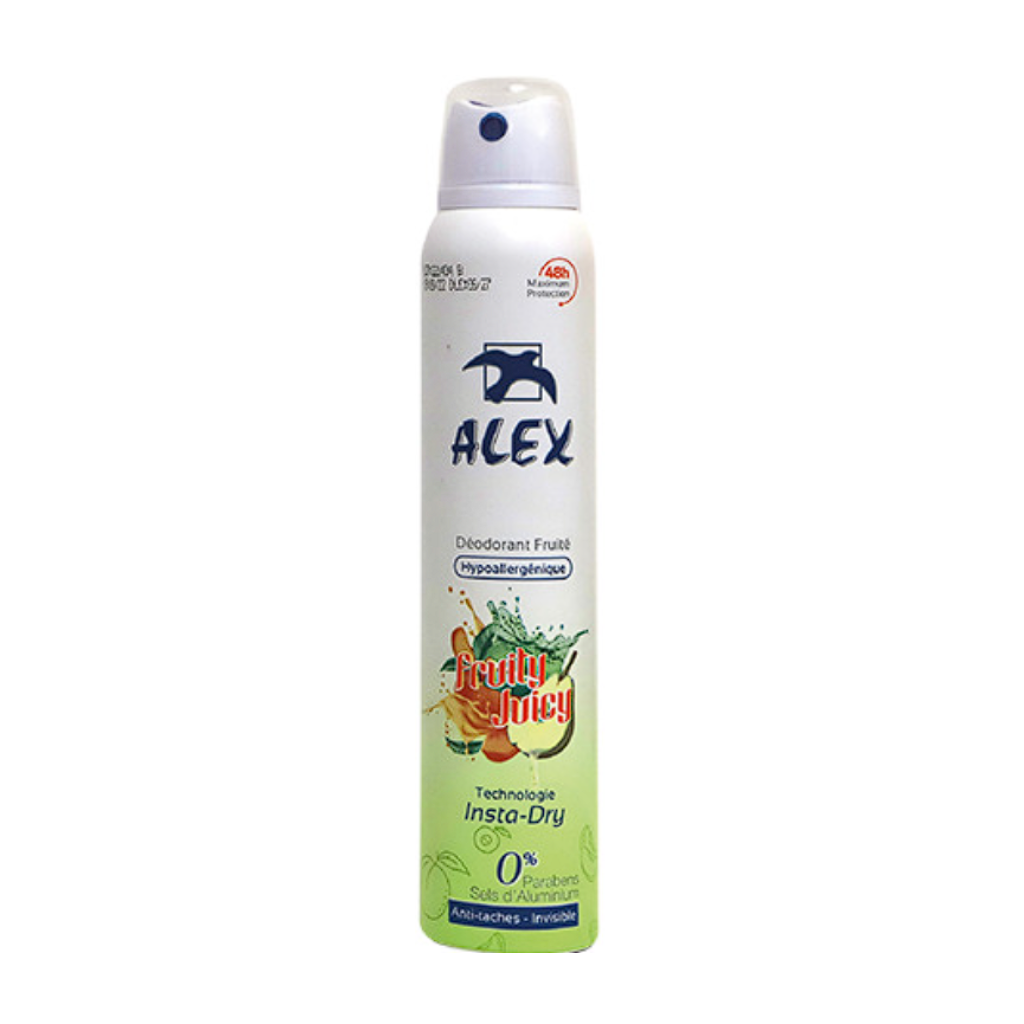 ALEX Fruity Juicy déodorant spray pour femme 200ml Tunisie