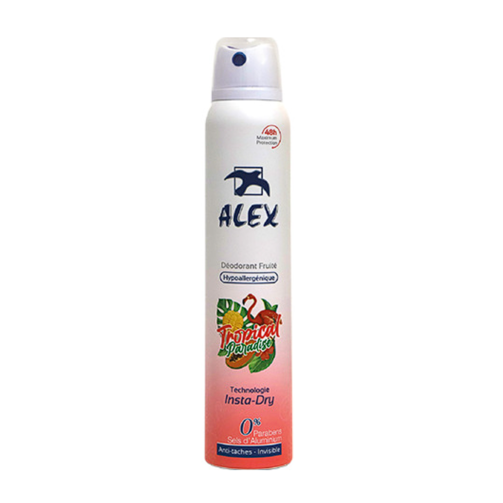 ALEX Tropical Paradise déodorant spray pour femme 200ml Tunisie