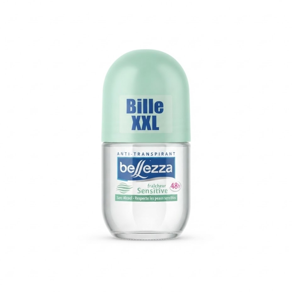 BELLEZZA déodorant sensitive roll-on 24h 50ml Tunisie