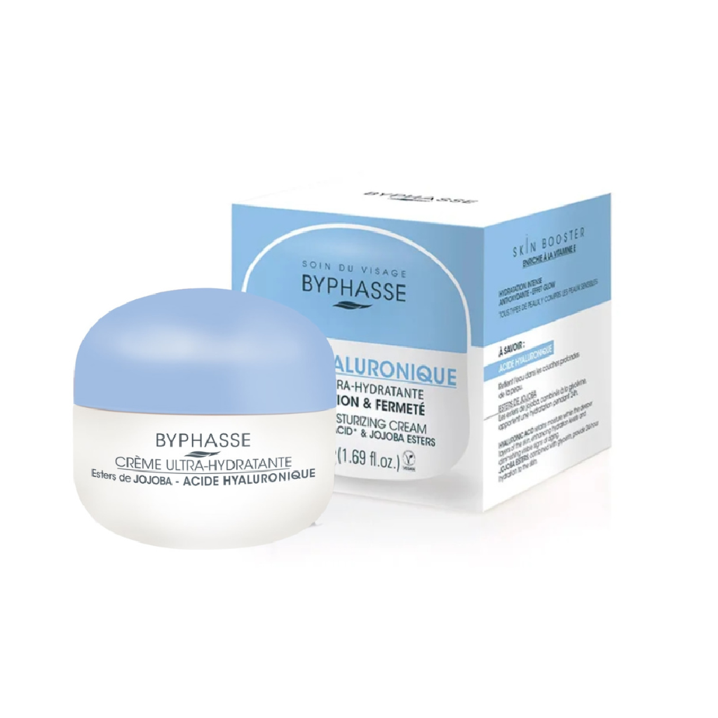 BYPHASSE crème hydratante acide hyaluronique 50ml Tunisie BYPHASSE crème hydratante acide hyaluronique 50ml Tunisie