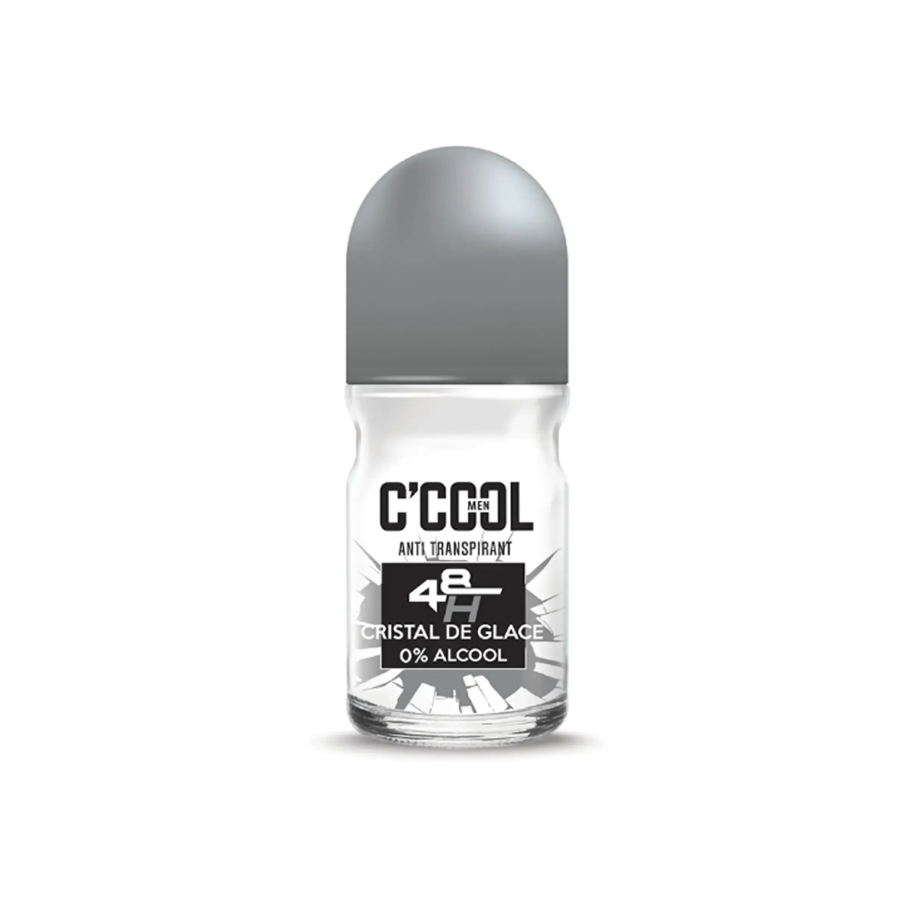 C'COOL cristal de glace déodorant roll-on homme 48H 50ml Tunisie C'COOL cristal de glace déodorant roll-on homme 48H 50ml Tunisie