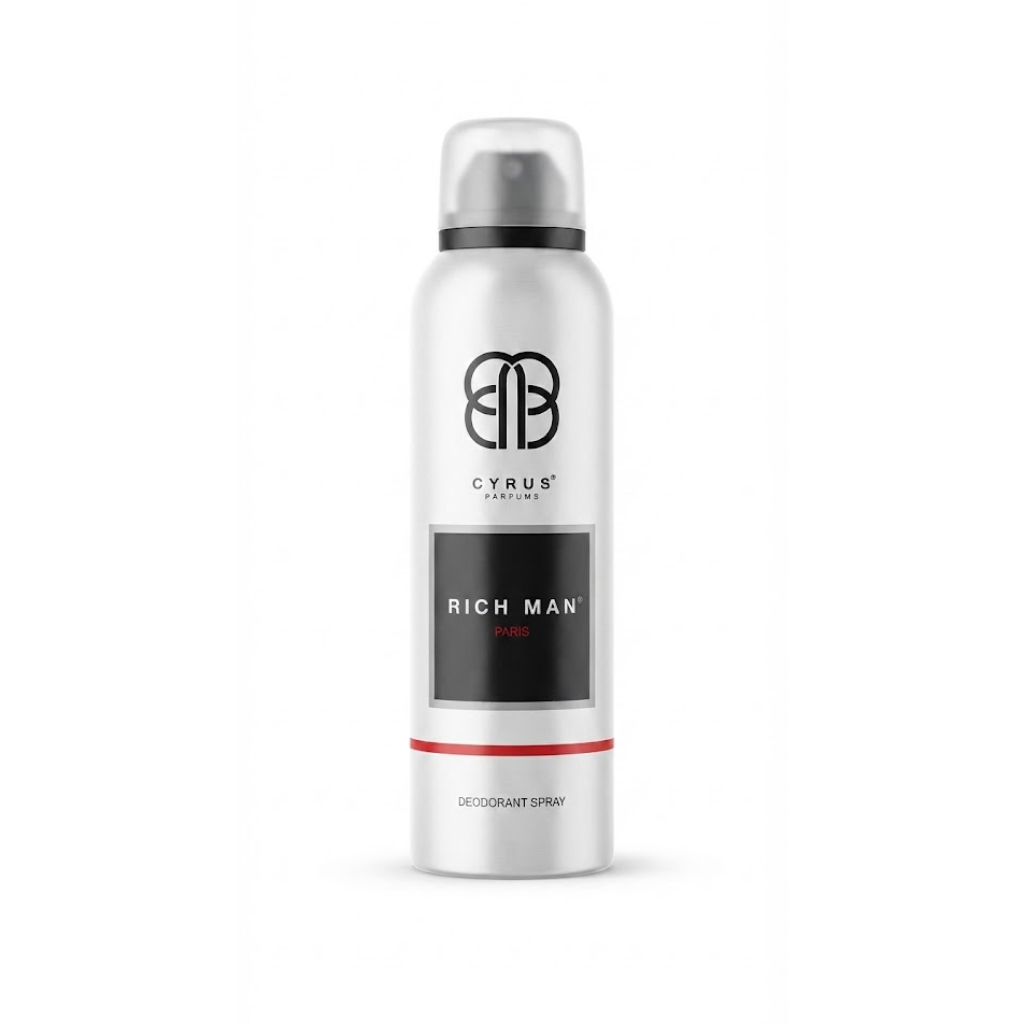 CYRUS RICH MAN déodorant spray homme 200 ml Tunisia CYRUS RICH MAN déodorant spray homme 200 ml Tunisia