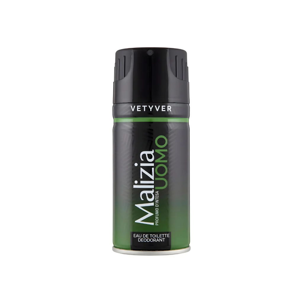 MALIZIA VETYVER déodorant spray homme boisé 150ml Tunisie