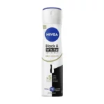 NIVEA BLACK&WHITE silky smooth déodorant spray invisible 200ml Tunisie