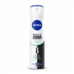 NIVEA BLACK&WHITE Fresh déodorant spray invisible femme 200ml Tunisie