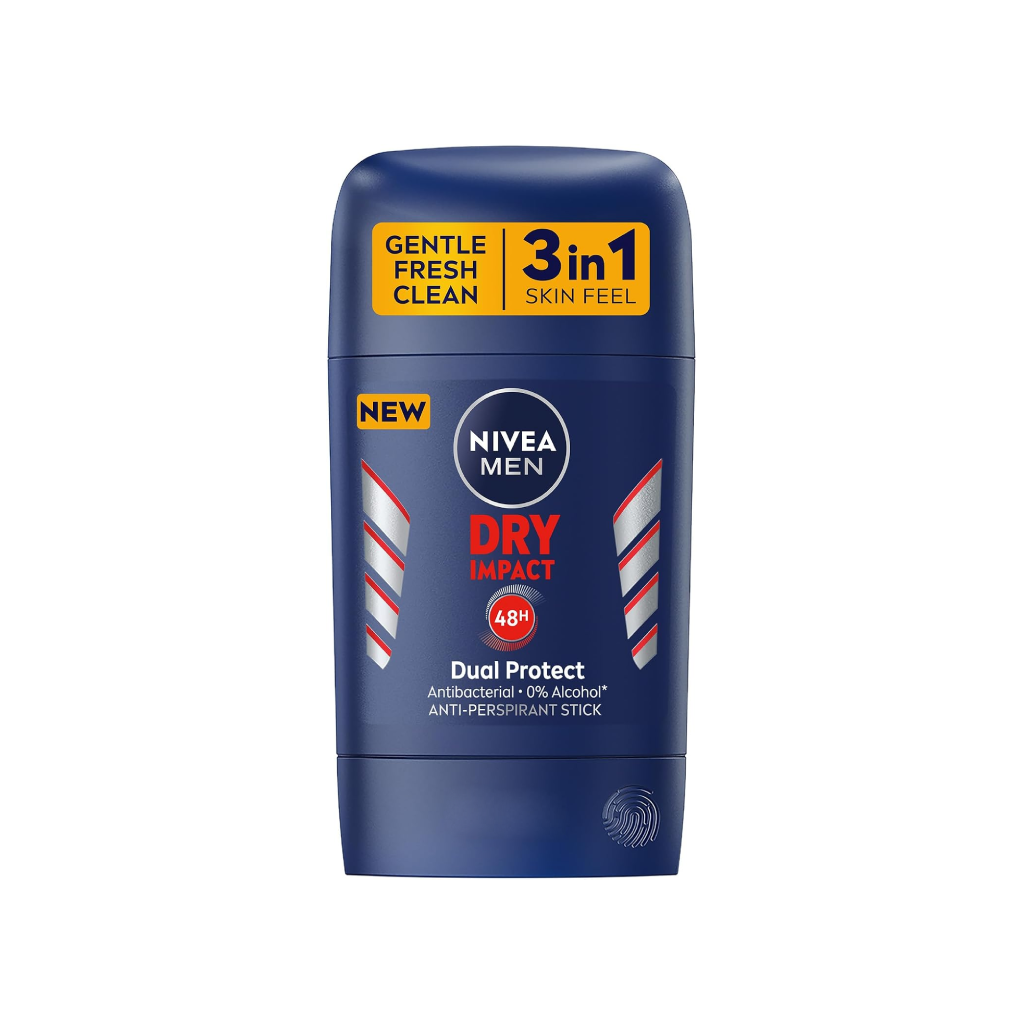 NIVEA Dry Impact déodorant stick homme 48h 50ml Tunisie NIVEA Dry Impact déodorant stick homme 48h 50ml Tunisie