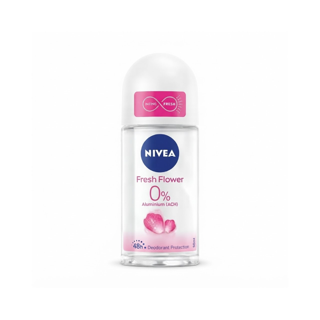 NIVEA Fresh Flower déodorant roll-on sans aluminium 50ml Tunisie NIVEA Fresh Flower déodorant roll-on sans aluminium 50ml Tunisie
