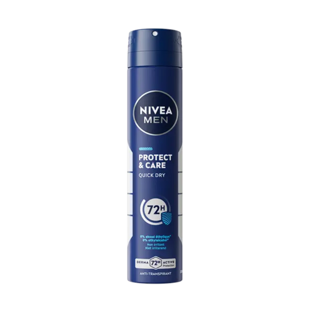 NIVEA PROTECT & CARE déodorant spray homme 72h 200ml Tunisie NIVEA PROTECT & CARE déodorant spray homme 72h 200ml Tunisie