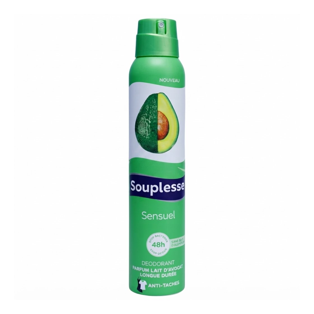 SOUPLESSE SENSUEL déodorant spray femme 200ml Tunisia