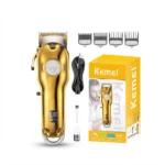 tondeuse à cheveux professionnelle Kemei KM2296 en métal avec écran LCD