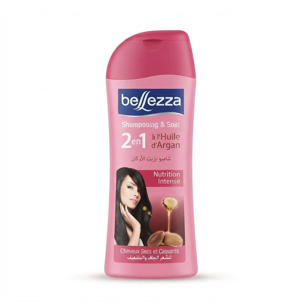 BELLEZZA shampooing 2 en 1 kératine cheveux 350 ml Tunisie BELLEZZA shampooing 2 en 1 kératine cheveux 350 ml Tunisie