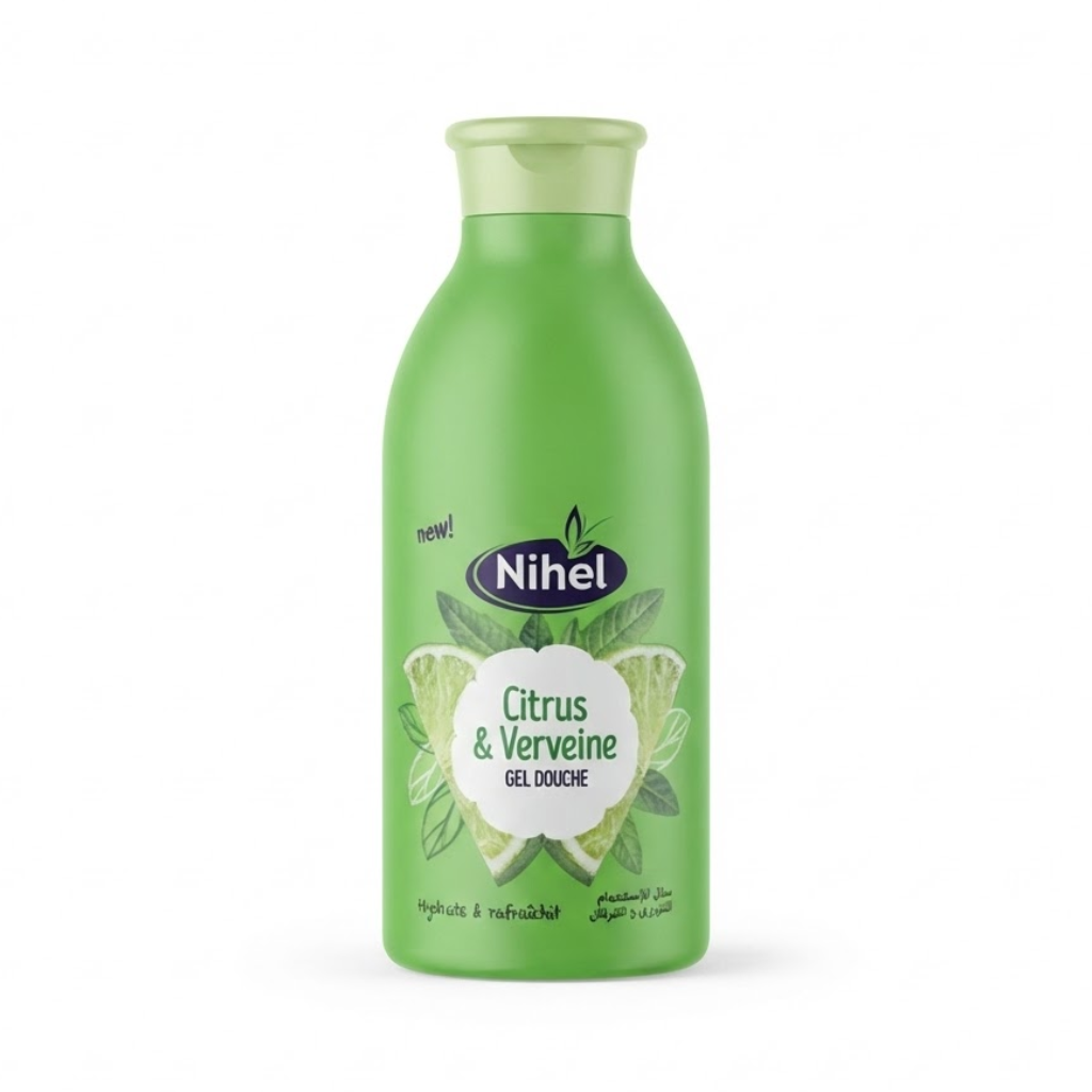 NIHEL gel douche citron verveine 500 ml Tunisie NIHEL gel douche citron verveine 500 ml Tunisie