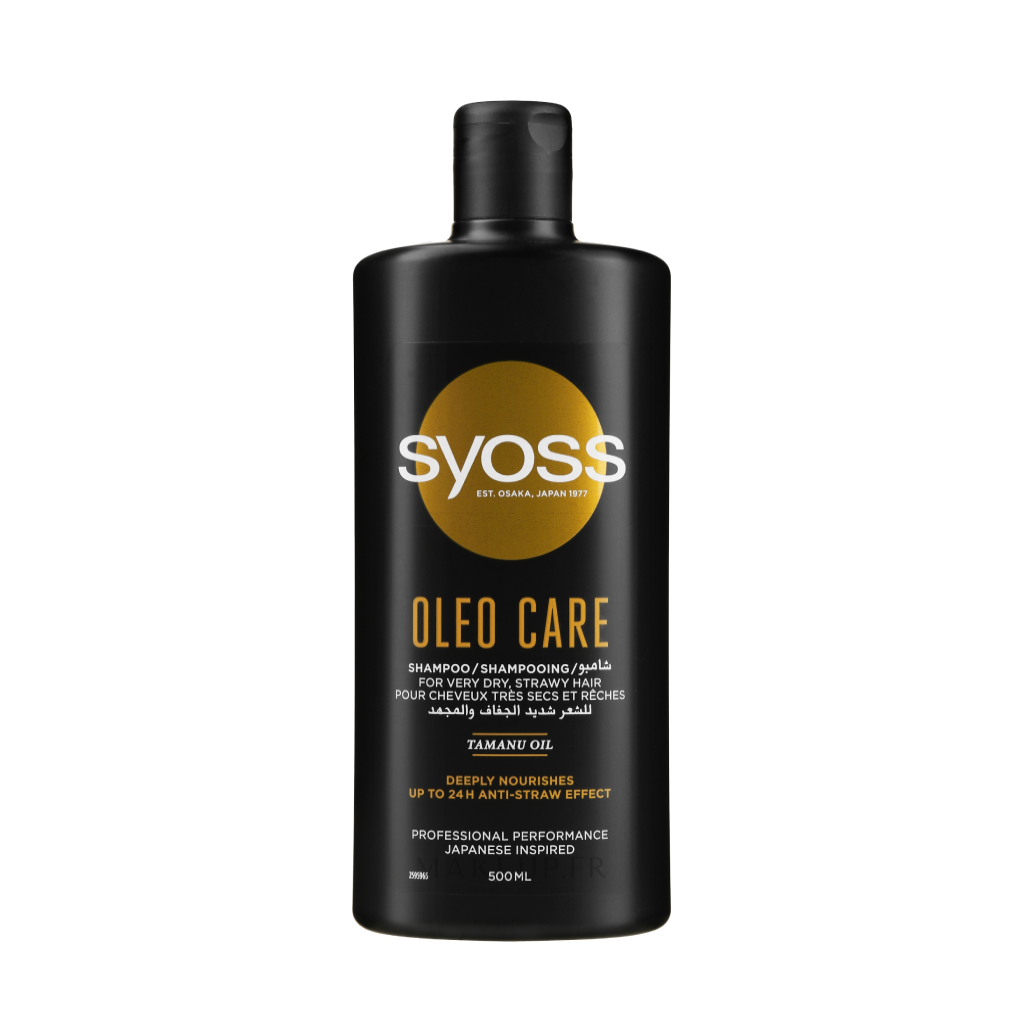 SYOSS OLEO CARE shampooing cheveux secs et cassants 500 ml Tunisie SYOSS OLEO CARE shampooing cheveux secs et cassants 500 ml Tunisie