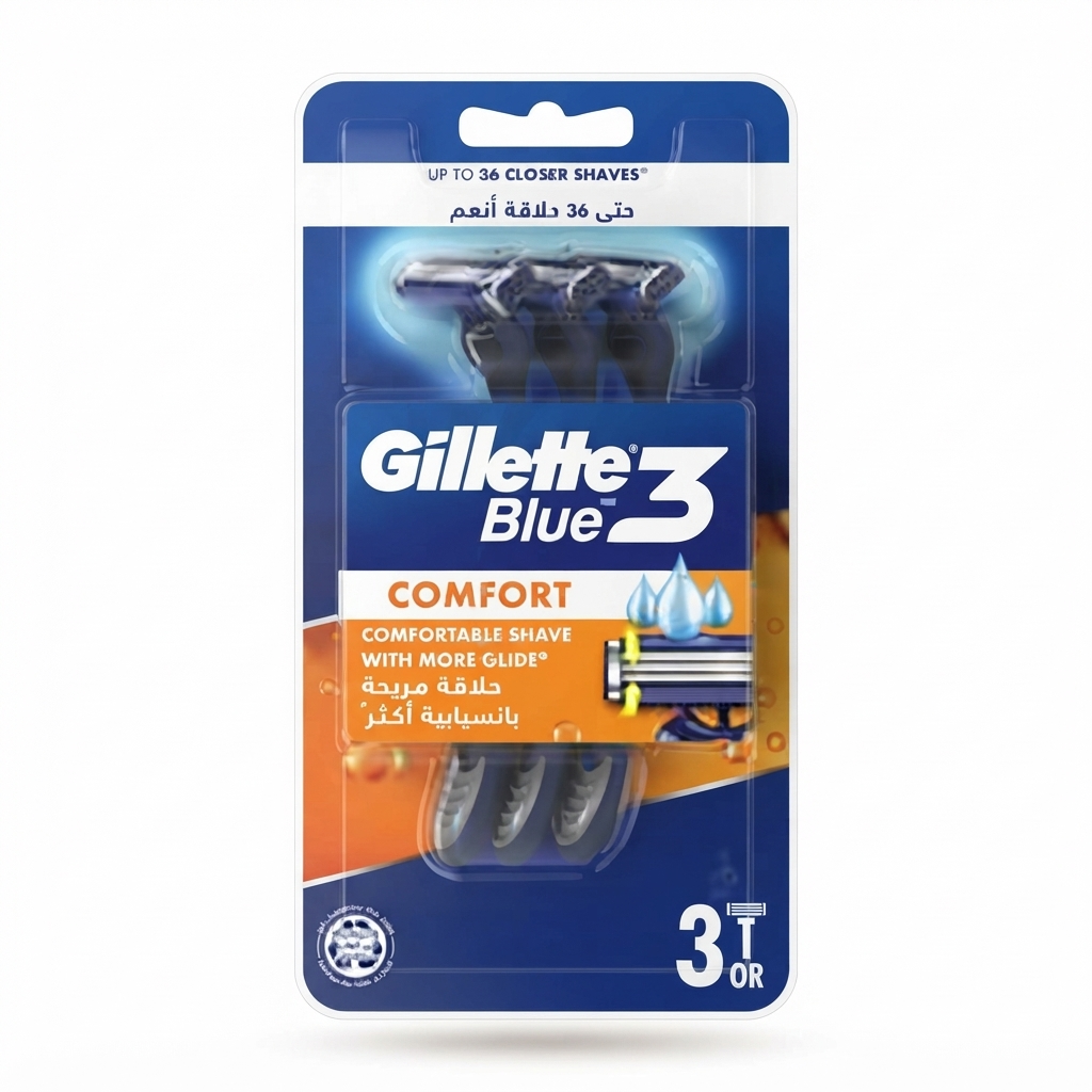 rasoir jetable Gillette Blue 3 Comfort lot de 3 pièces rasoir jetable Gillette Blue 3 Comfort lot de 3 pièces