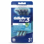 rasoir jetable Gillette Blue3 Cool, pack de 3 rasoirs pour homme